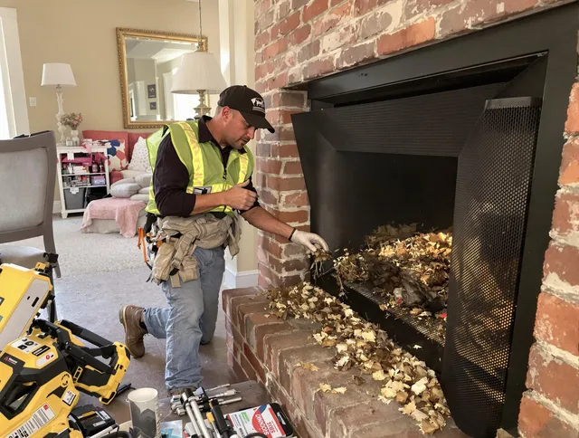 Safe screening installation by Cromwell Chimney Sweep in Cromwell, CT