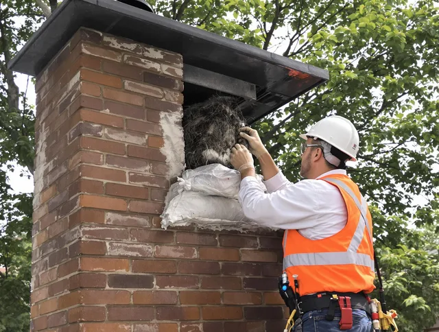 Humane removal of debris and animals by Cromwell Chimney Sweep in Cromwell, CT