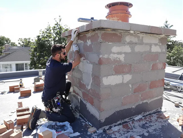 Advanced chimney repair process by Cromwell Chimney Sweep in Cromwell, CT