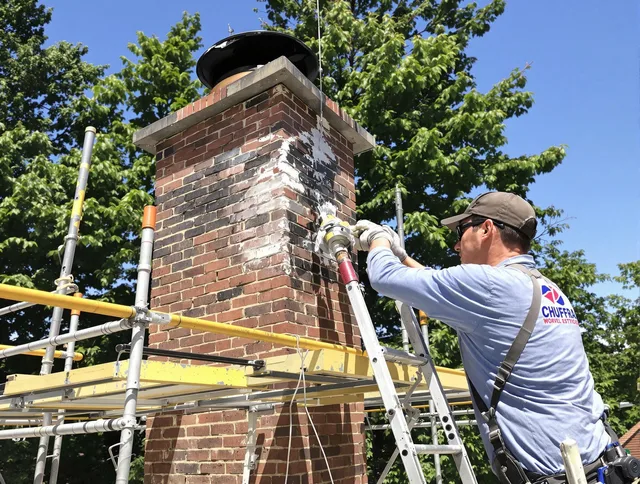 Structural chimney repair by Cromwell Chimney Sweep in Cromwell, CT